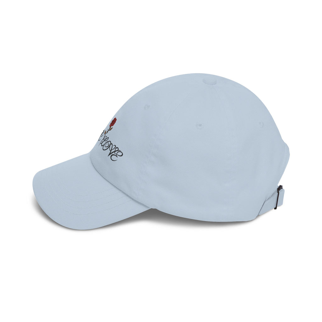 Dad Cap — 'Poetic Love' Rose Embroidered Baseball Hat