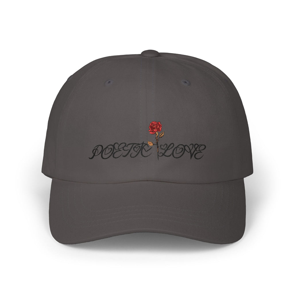Dad Cap — 'Poetic Love' Rose Embroidered Baseball Hat