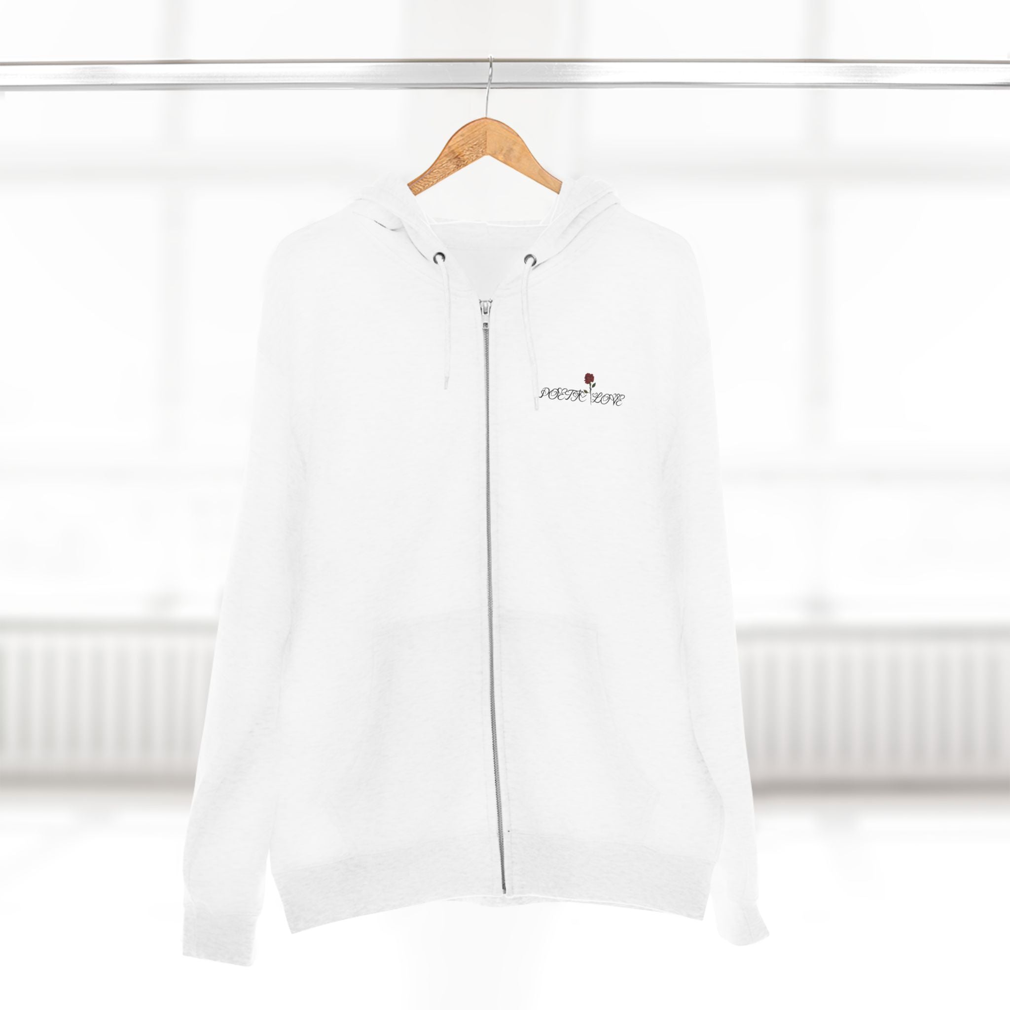Poetic Love Zip Hoodie