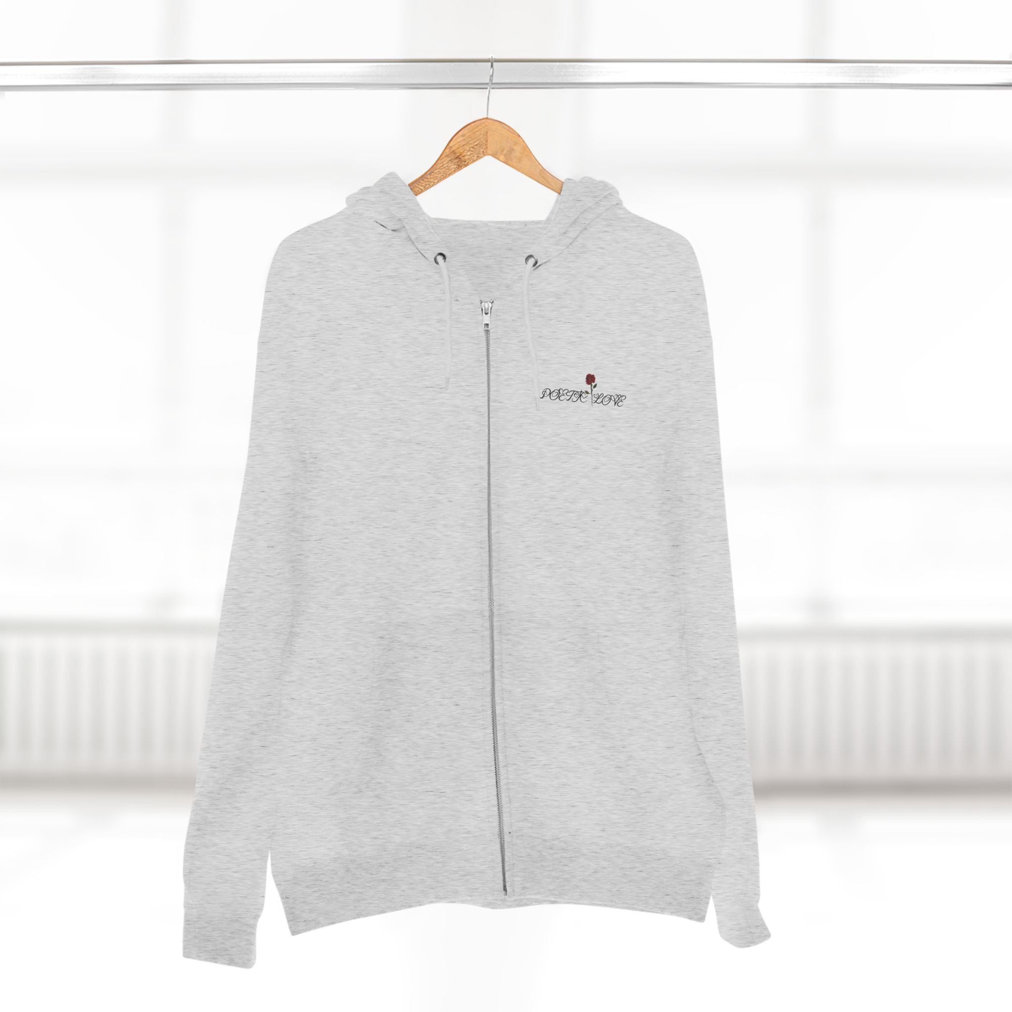 Poetic Love Zip Hoodie