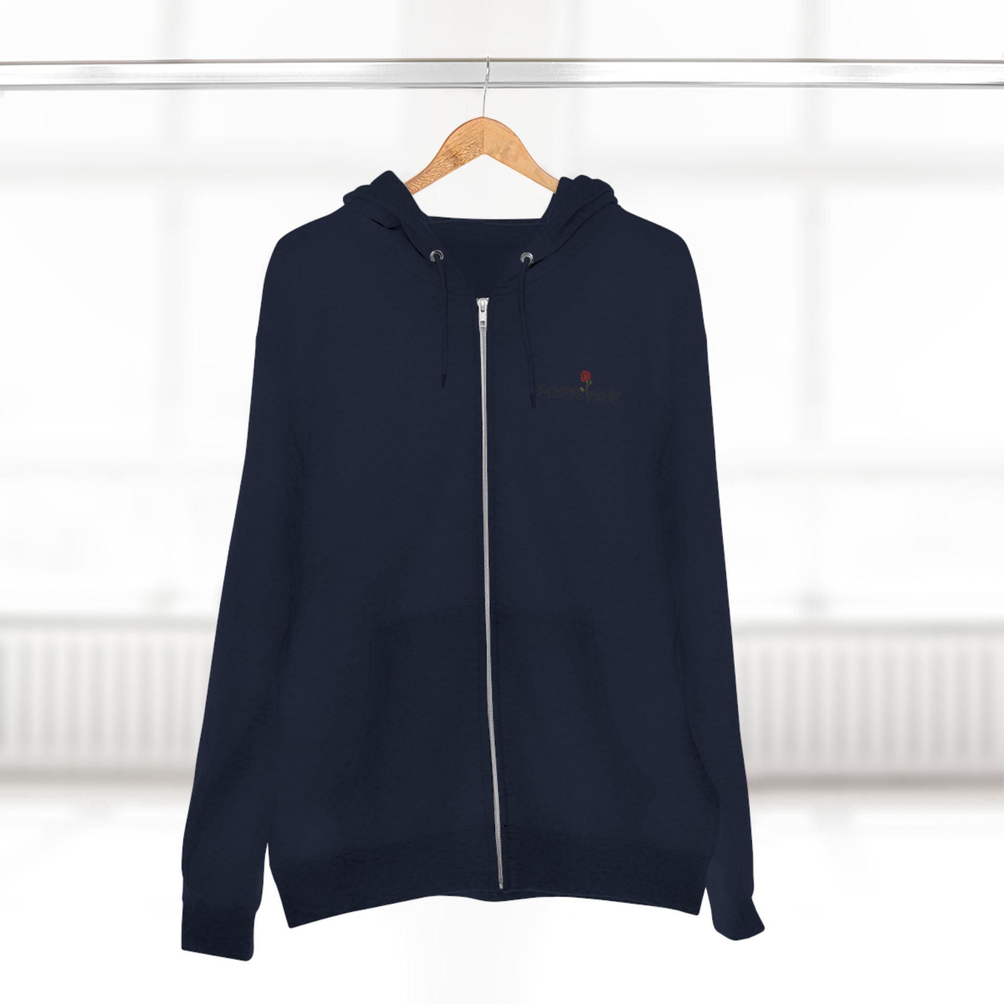 Poetic Love Zip Hoodie