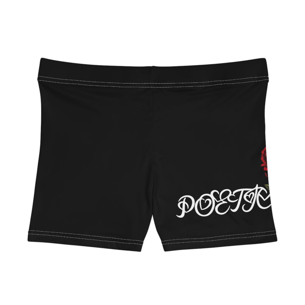 Poetic love women's shorts