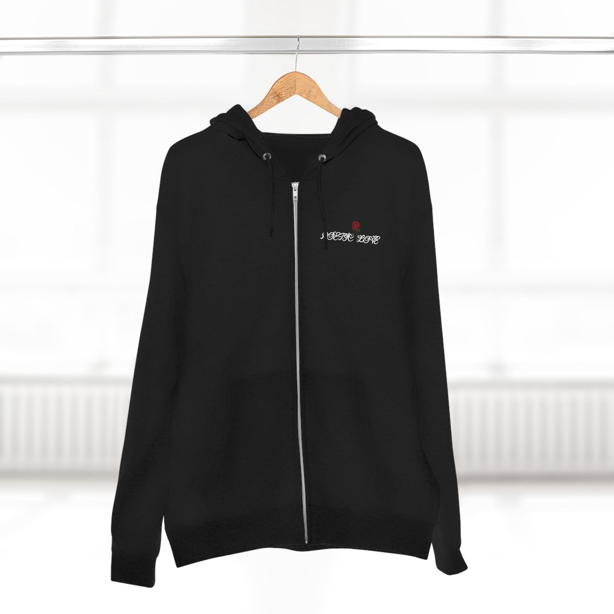 Poetic Love Zip Hoodie