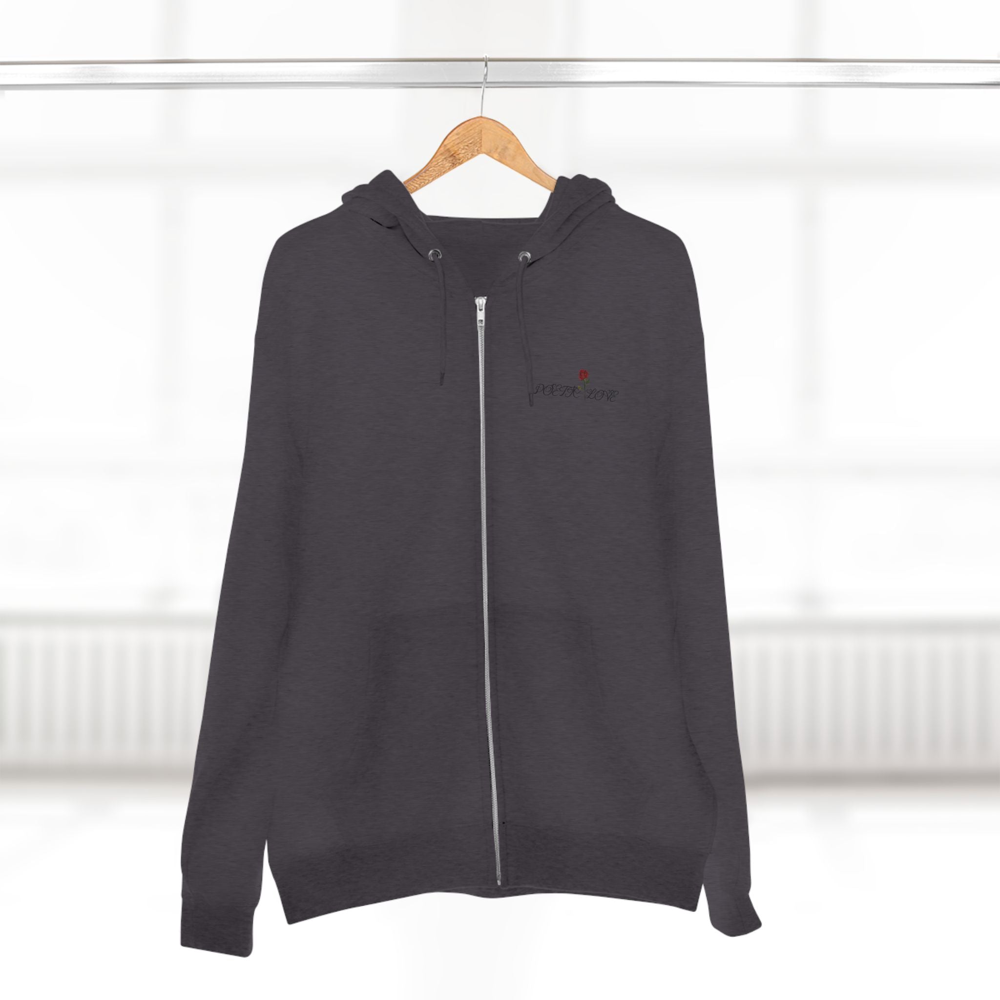 Poetic Love Zip Hoodie