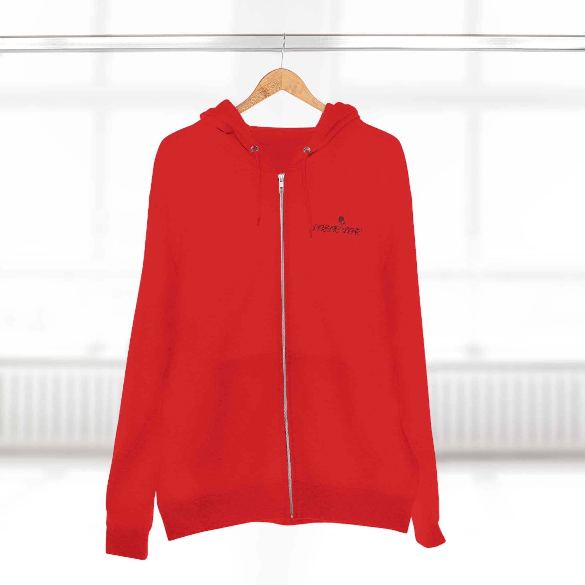 Poetic Love Zip Hoodie